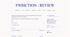 Desktop Screenshot of fwrictionreview.com