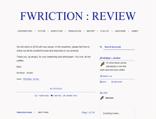 Tablet Screenshot of fwrictionreview.com